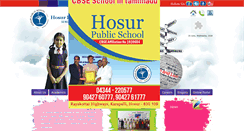 Desktop Screenshot of hosurpublicschool.com